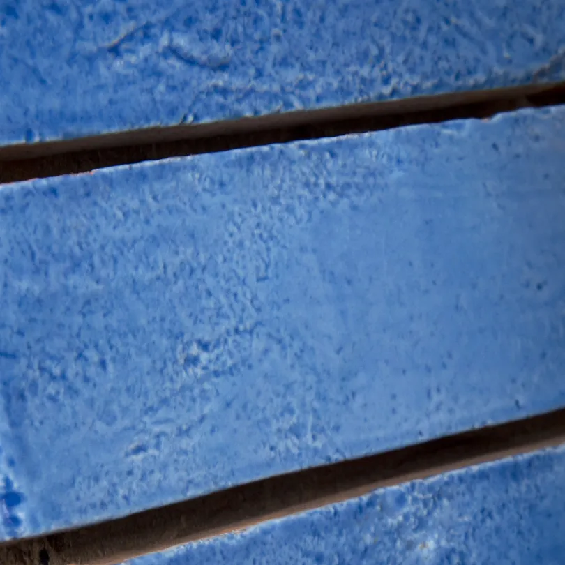 Ceramica artistica Emotions blu listello 6x30 cm