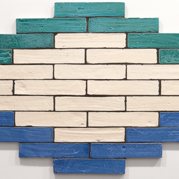 Ceramica artistica Emotions blu listello 6x30 cm