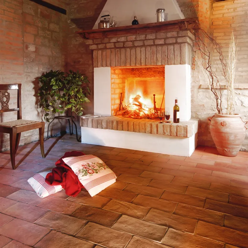 Handmade Terracotta tiles with treatment 15x30 cm