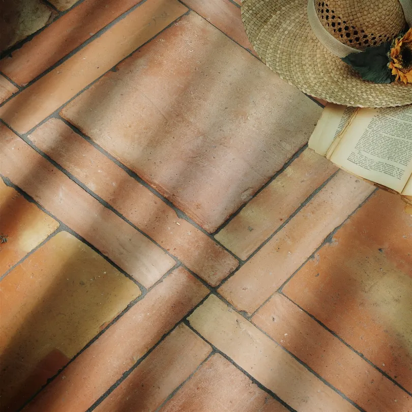 Handmade Terracotta tiles with treatment 30x30 cm