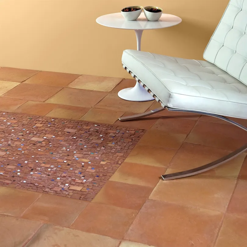 Handmade Terracotta tiles with treatment 30x30 cm