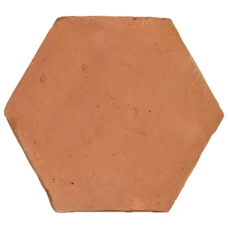 Hangemachte Terracotta Fliesen Hexagon mit Behandlung 20x23 cm 2
