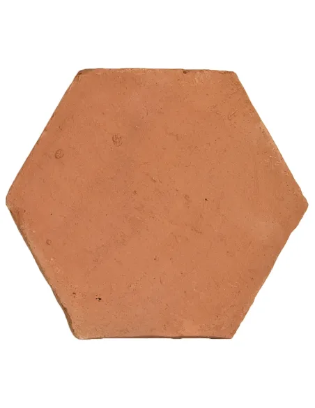 Handmade terracotta Hexagon tiles with treatment 20x23 cm