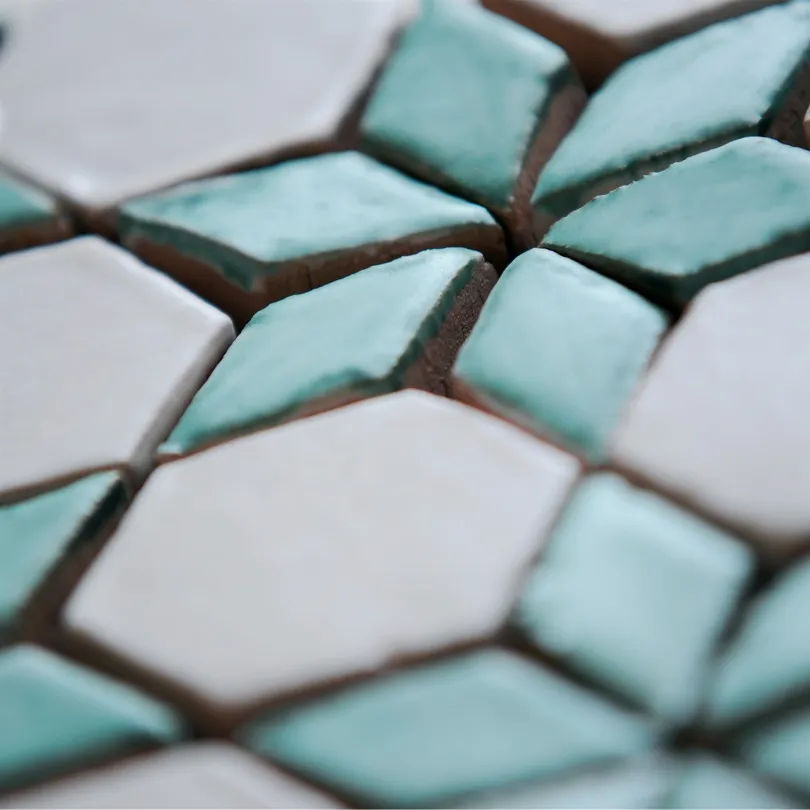 Tessere Mosaico Le Miniature Fiori 1 su rete 27,5X32,5 cm