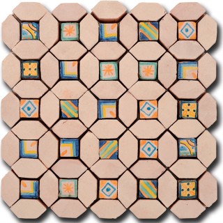 Tessere Mosaico Le Miniature Decorazione 4 su rete 26,5X26,5 cm