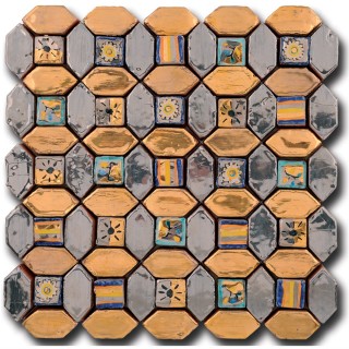 Tessere Mosaico Le Miniature Decorazione 7 su rete 26,5X26,5 cm