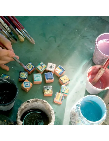 Mosaikfliesen Le Miniature Decorazione 7 auf Netz