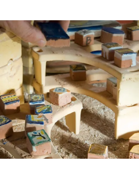 Mosaikfliesen Le Miniature Tozzetto Smeraldo auf Netz Mosaikfliesen Le Miniature Tozzetto Smeraldo auf Netz