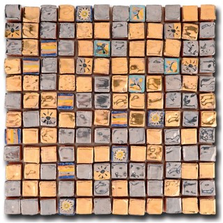 Tessere Mosaico Le Miniature Tozzetto Preziosi su rete 29,6X29,6 cm