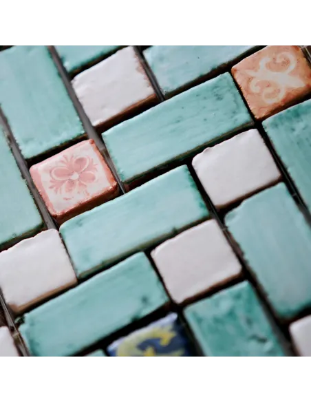 Mosaic tiles Le Miniature Geometria 1 on mesh 27,5X32,5 cm