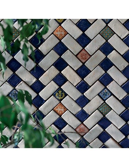 Mosaic tiles Le Miniature Geometria 2 on mesh 27,5X32,5 cm
