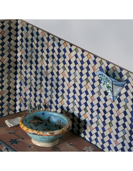 Tessere Mosaico Le Miniature Geometria 2 su rete 27,5X32,5 cm