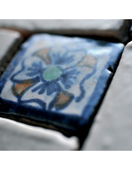 Carrelage Mosaïque Le Miniature Geometria 2 su rete 27,5X32,5 cm