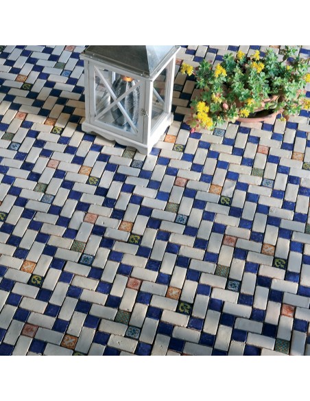 Tessere Mosaico Le Miniature Geometria 2 su rete 27,5X32,5 cm