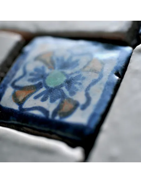 Tessere Mosaico Le Miniature Geometria Bianco su rete 27,5X32,5 cm