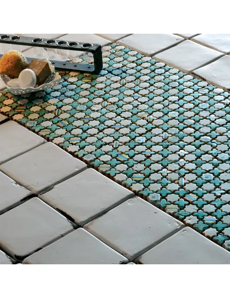 Carrelage Mosaïque Le Miniature Stella/intarsio 1 su rete 30,5X30,5 cm