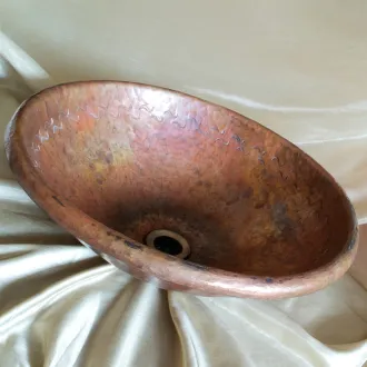 Lavabo Salle De Bain En Cuivre Antique Maestri Ramai 2