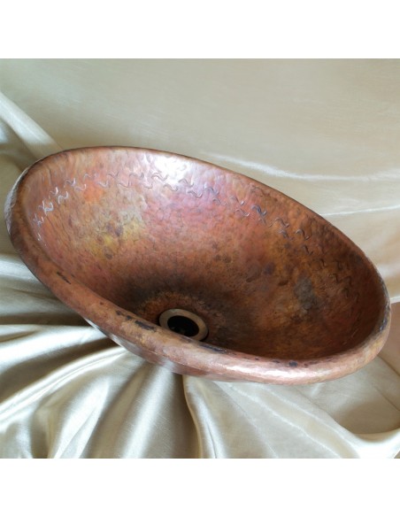 Lavabo Salle De Bain En Cuivre Antique Maestri Ramai