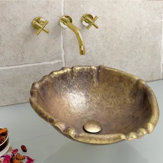 Lavabo Bagno Ottone Antico Maestri Ramai