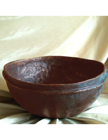 Handmade bathroom sink Bronzo Arcaico Maestri Ramai Handmade bathroom sink Bronzo Arcaico Maestri Ramai