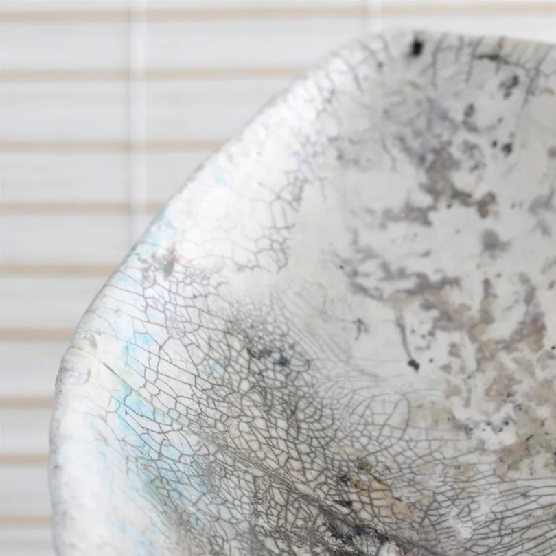 Aufsatzwaschbecken Giunca In Ceramica Raku