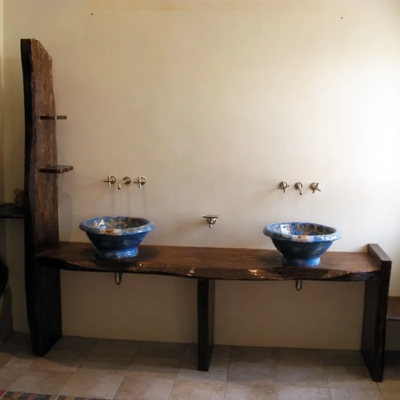 Handmade bathroom sink Ceramica Foglia Maestri Vasari