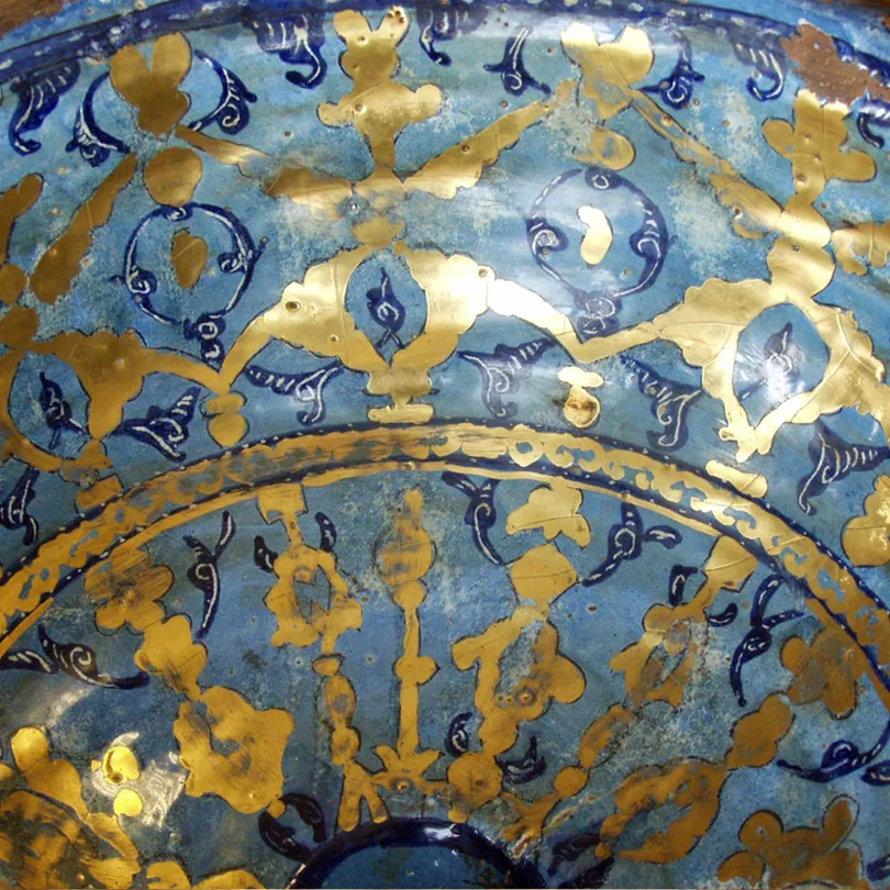 Lavabo Salle De Bain En Céramique Dorée Maestri Vasari