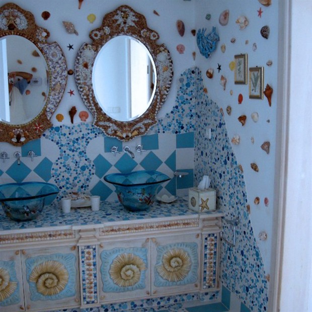 Handmade bathroom sink Aquarius Maestri Vetrai