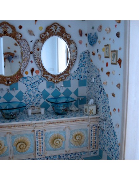 Handmade bathroom sink Aquarius Maestri Vetrai Handmade bathroom sink Aquarius Maestri Vetrai