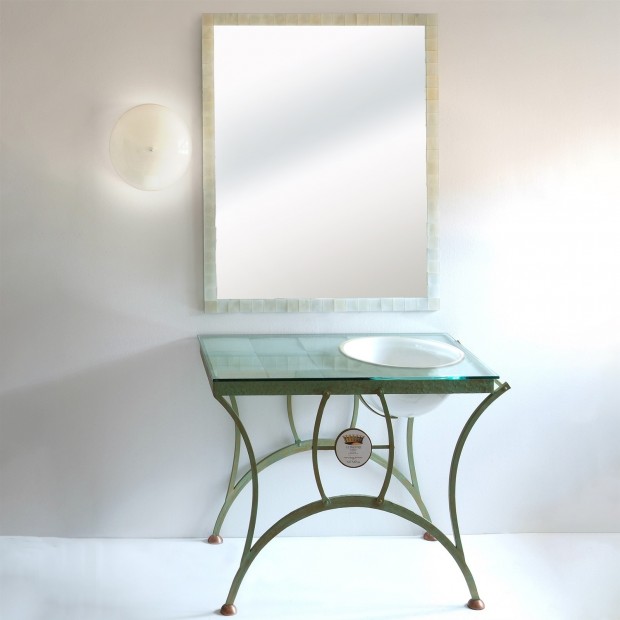 Badezimmerschrank mit Muranoglas Marco Polo Oro