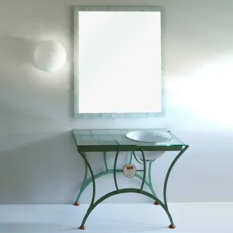 Badezimmerschrank Muranoglas Palladio Argento 2