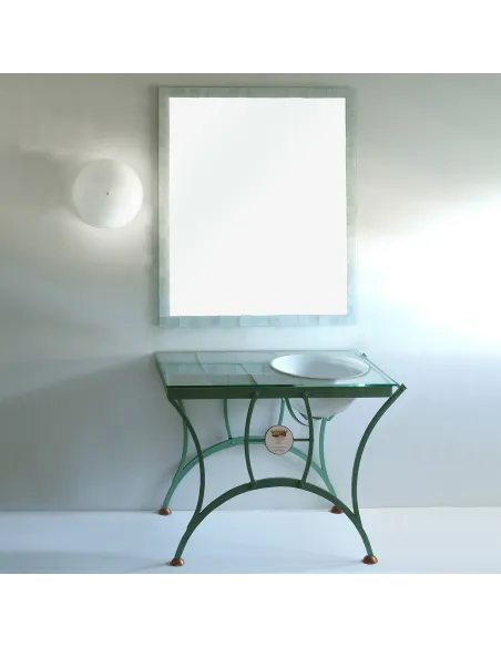 Badezimmerschrank Muranoglas Palladio Argento Badezimmerschrank Muranoglas Palladio Argento