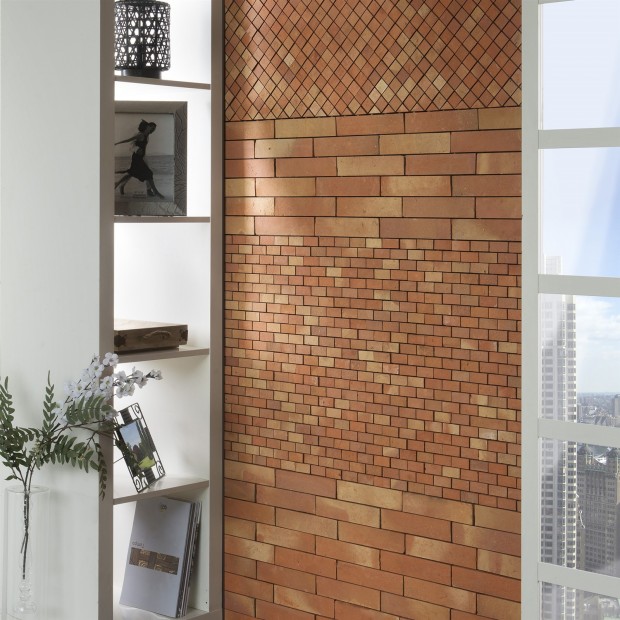 Handmade Cotto mosaic tiles Micro Ecologica pretreated 3x3 cm