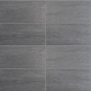 Gres effetto pietra grigio scuro Amsterdam 30x60 cm