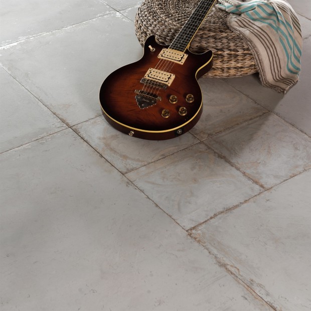 Carrelage Décoratif Effet Métal Gris Ash Grey 60x120 Cm