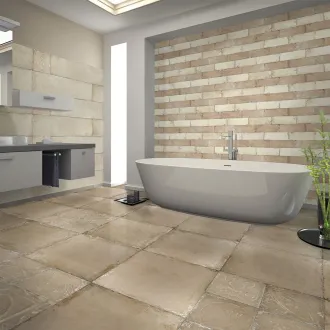 Metal effect porcelain tiles Camel Beige 10x30 cm 2