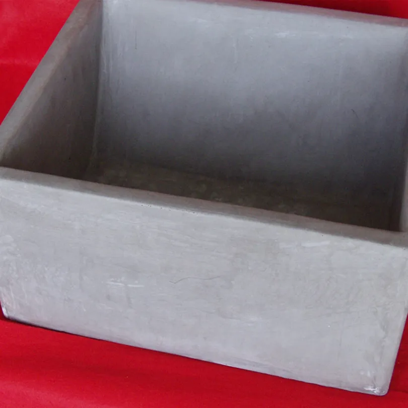 Lavabo in cemento e resina Grigio Ombre 40x35 cm