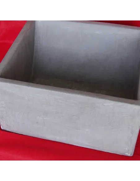 Lavabo in cemento e resina Grigio Ombre 40x35 cm