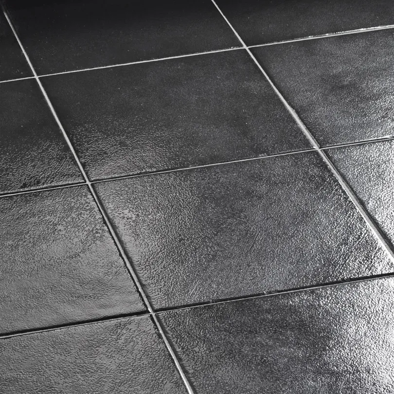 Porcelain tiles black Magma 20x20 cm