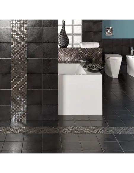 Porcelain tiles black Magma 20x20 cm Porcelain tiles black Magma 20x20 cm