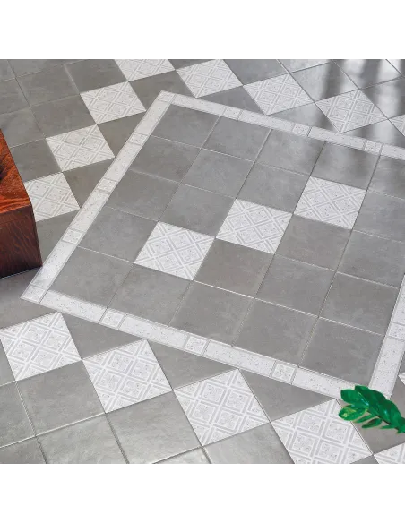 Artistic tiles cementi novecento grigio 20x20 cm Artistic tiles cementi novecento grigio 20x20 cm