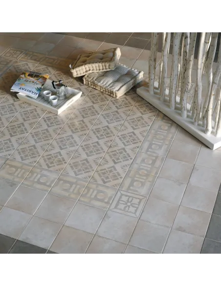 Carrelage décoratif cementi novecento beige 20x20 cm Carrelage décoratif cementi novecento beige 20x20 cm
