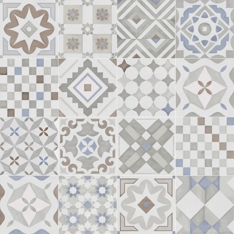 Piastrelle decorative fantasie geometriche 20x20 cm