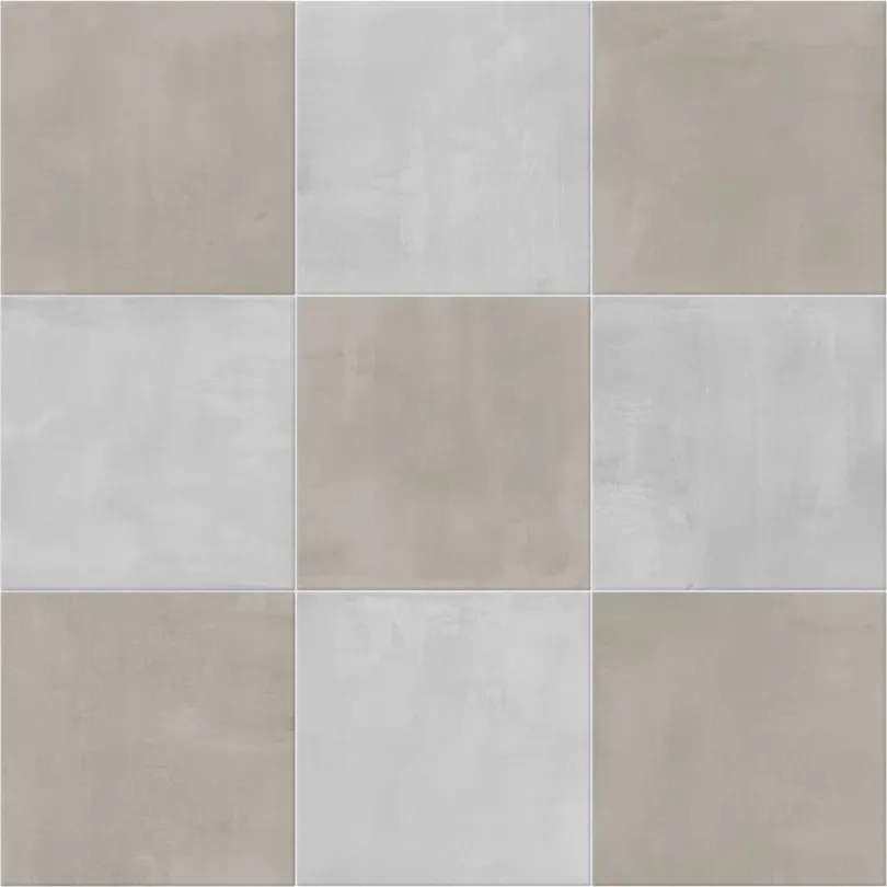 Feinsteinzeug Fliesen Taupe 20x20 cm