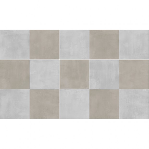Piastrelle gres porcellanato Grigio 20x20 cm