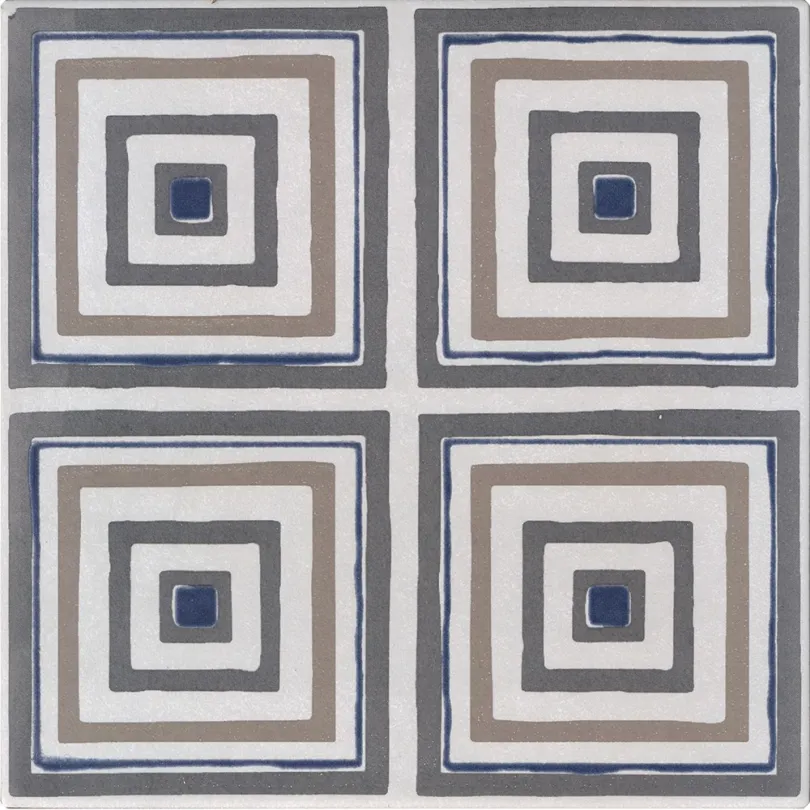 carrelage décoratif space living epoque quadri 20x20 cm