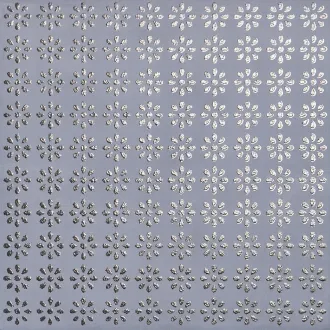 Dekorfliesen Hellblau fiori 20x20 cm 2