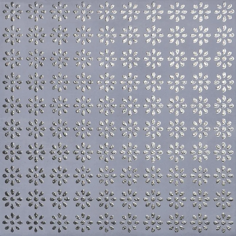 carrelage décoratif space living azzurro fiori 20x20 cm