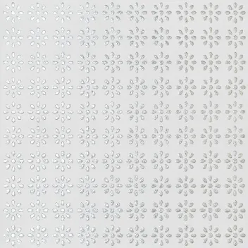 carrelage décoratif space living bianco fiori 20x20 cm 2