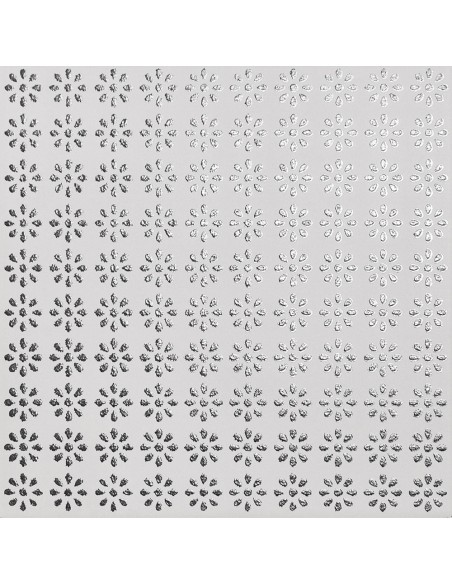 Decor tiles Space Living bianco fiori 20x20 cm Decor tiles Space Living bianco fiori 20x20 cm